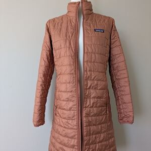 Patagonia Women's Peach Puffer Long Jacket